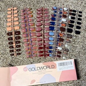 Quick-Press Nail Set - Multicolor 10 sets